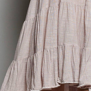 Short Sleeve Ruffle Tunic