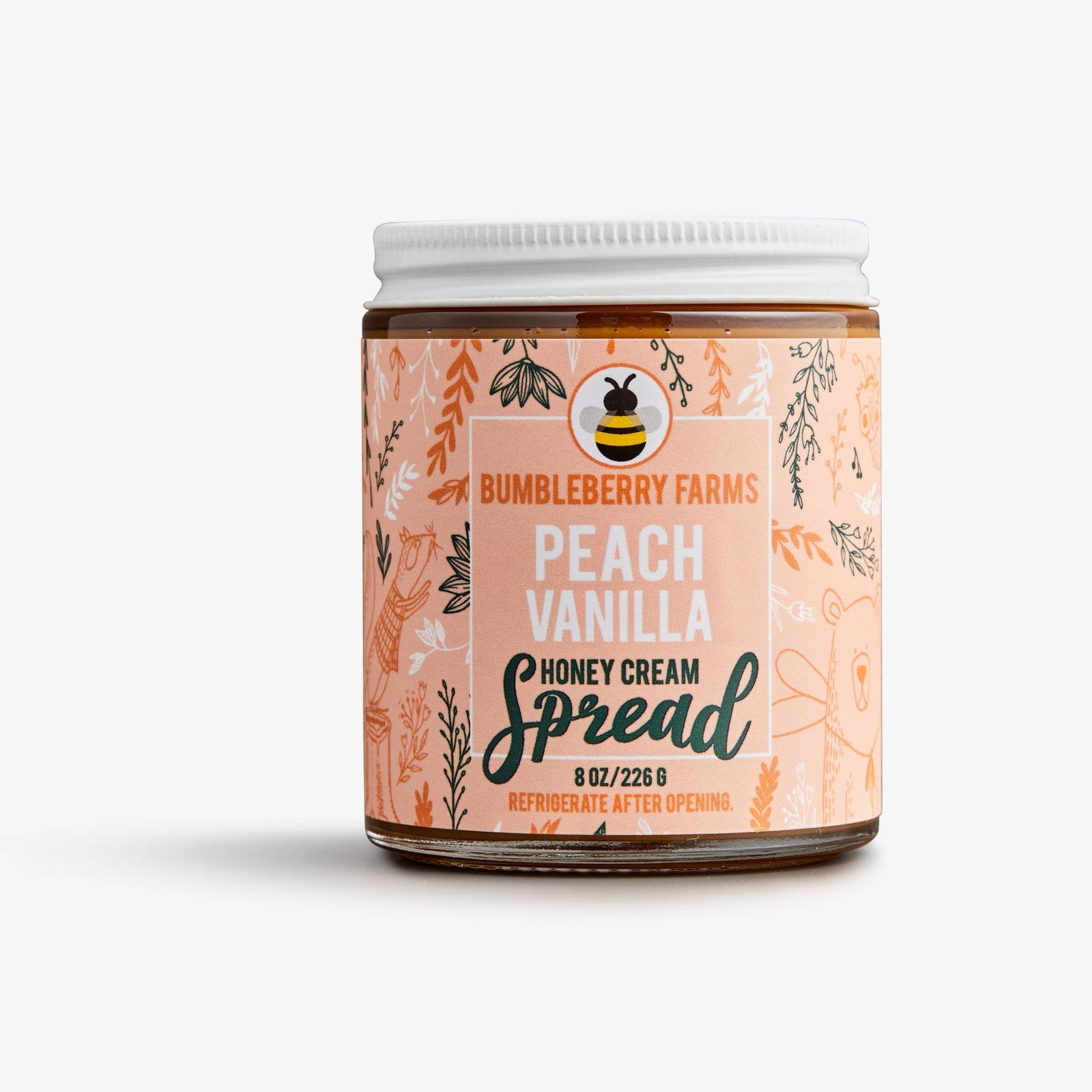 Peach Vanilla Honey Cream Spread