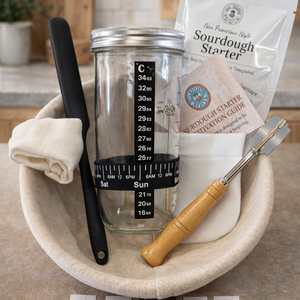 All-in-One Sourdough Starter Kit + Bonus Bag of Starter