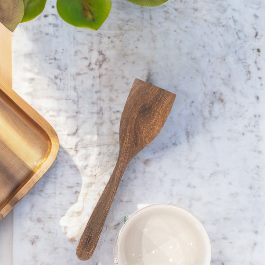 acacia wood spatula, organic products, Lemon and Lavender