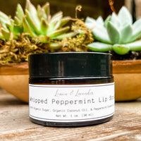 Whipped Peppermint Lip Scrubs - Small Batch by Lemon & Lavender