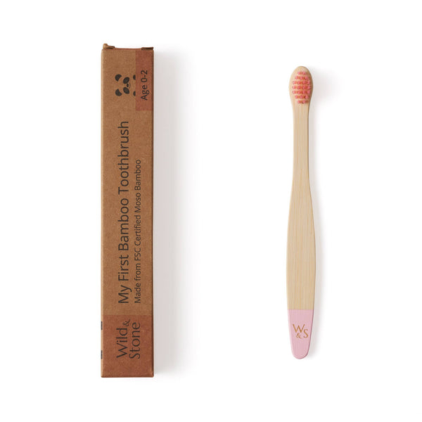 Baby Bamboo Toothbrush - Single - Four Colours