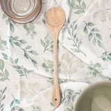 10" hand carved mango wood spoon, zero waste, eco-friendly, South & Pine, Lemon & Lavender