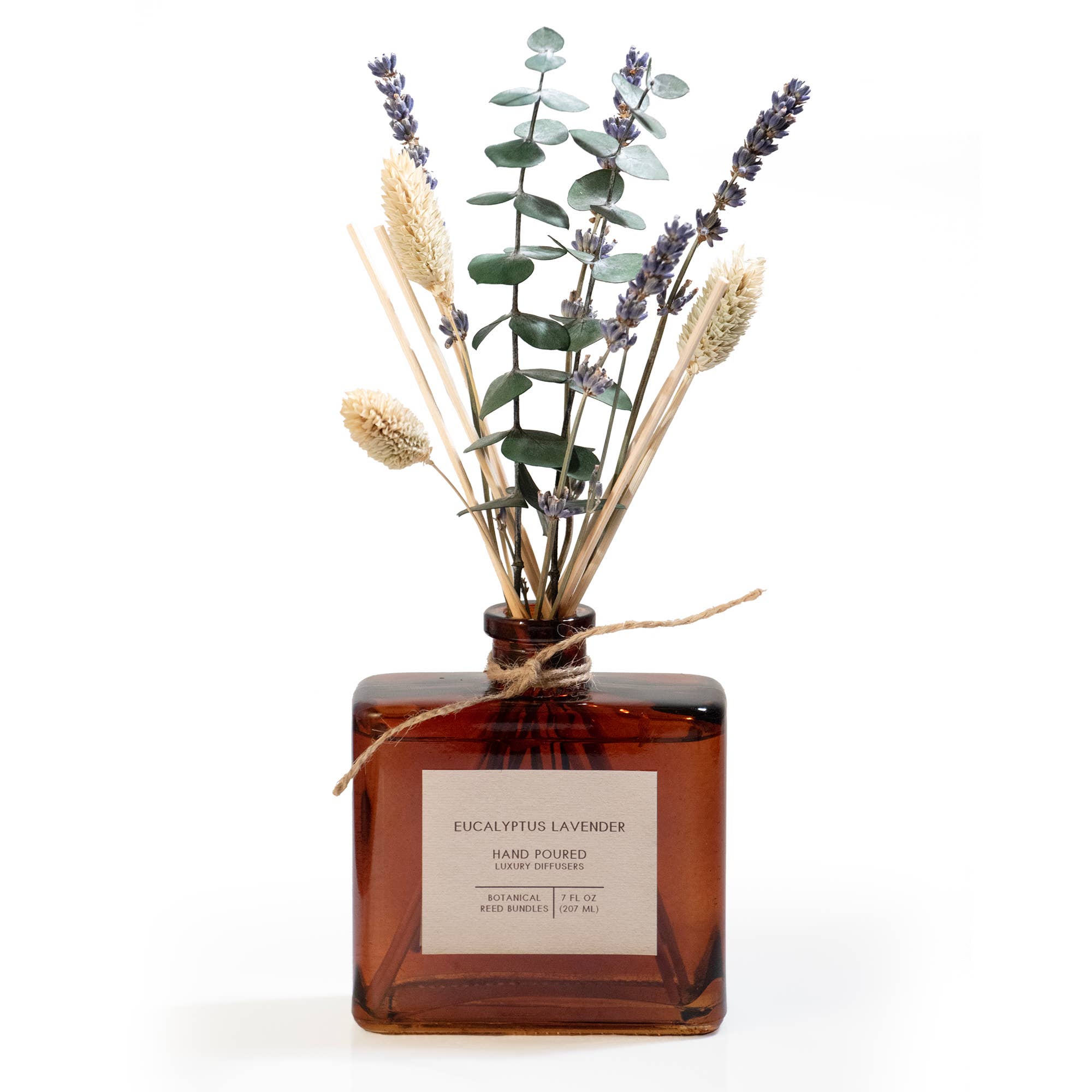 Eucalyptus Lavender Bouquet Reed Bundle Fragrance Diffuser - Lemon & Lavender