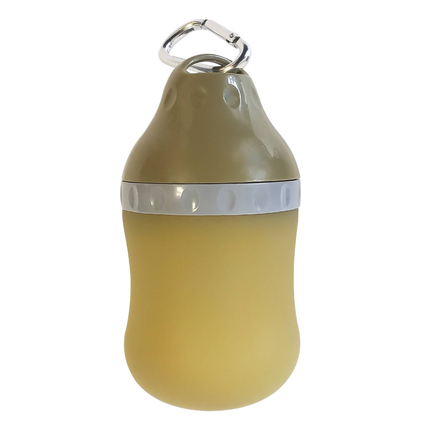 Eco-Friendly Silicone Dog Travel Water Bottle - Lemon & Lavender