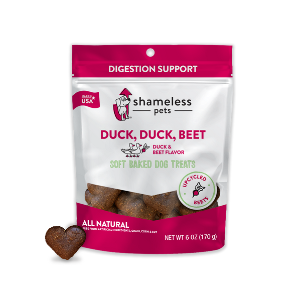 Duck Duck Beet Soft Baked Dog Treats