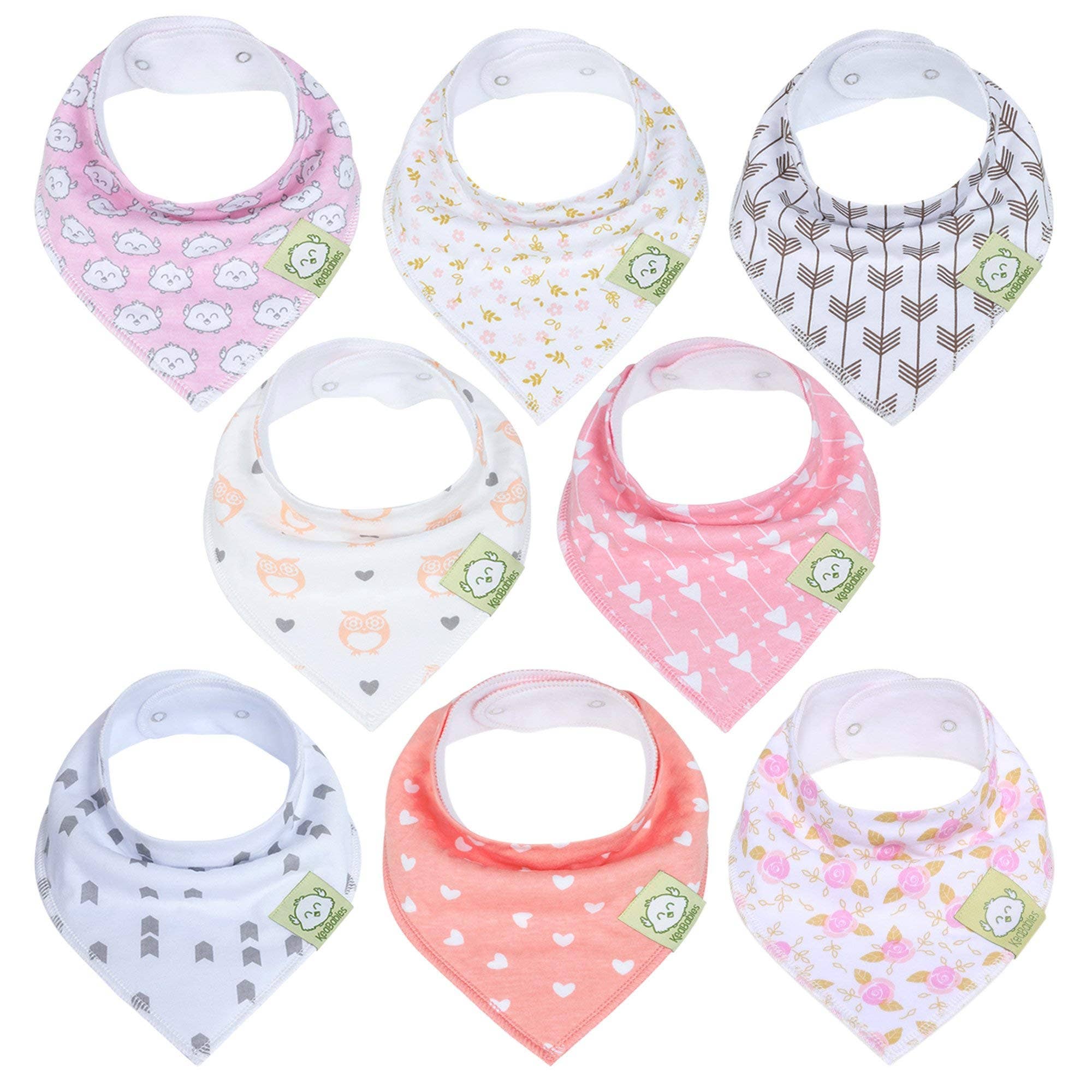 GOTS cotton baby bibs, baby gifts, baby shower, Lemon and Lavender