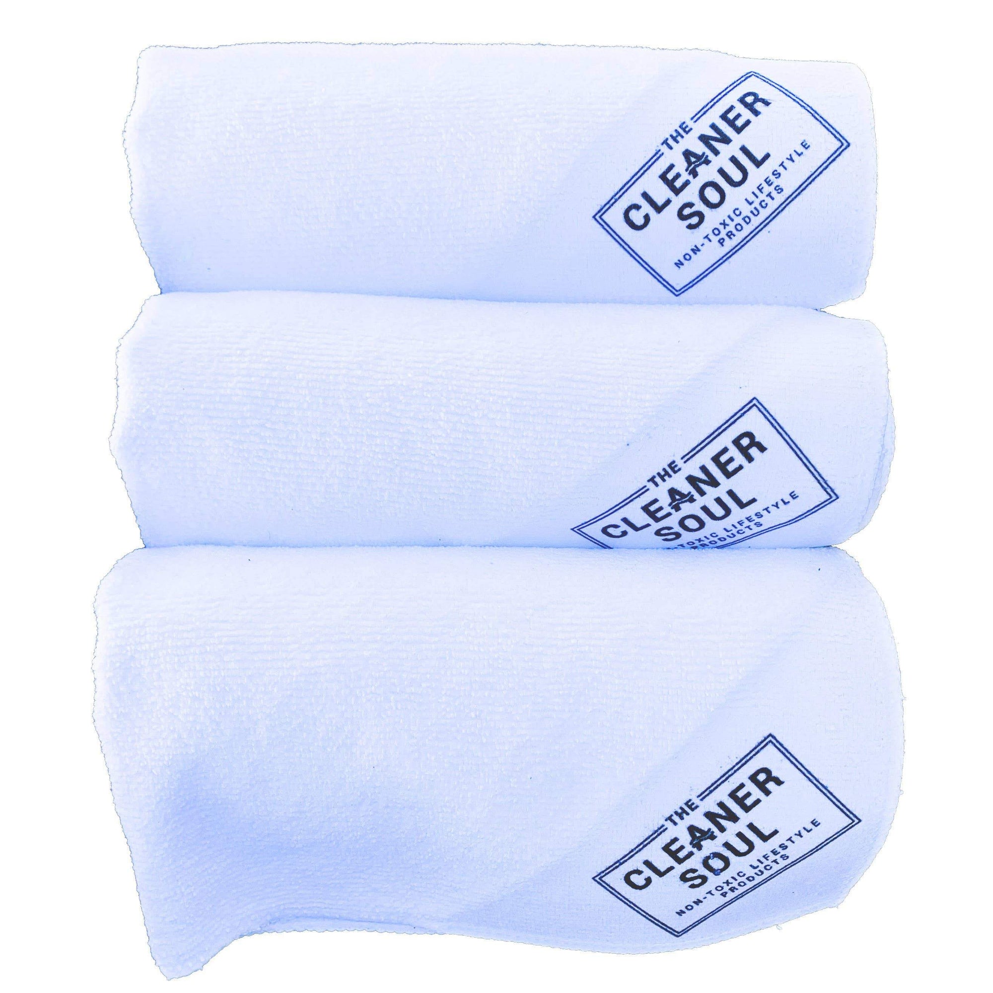 Large Microfiber Cleaning Cloth | 16" x 16" Towel - Lemon & Lavender