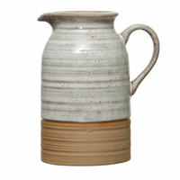 stoneware creamer, Lemon & Lavender, South & Pine, eco-friendly, sustainable, stoneware, 