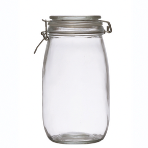 Refill Station - Glass Jar with Clamp Lids - Lemon & Lavender