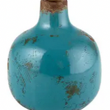 Glazed Ceramic Bud Vase - Lemon & Lavender Madison