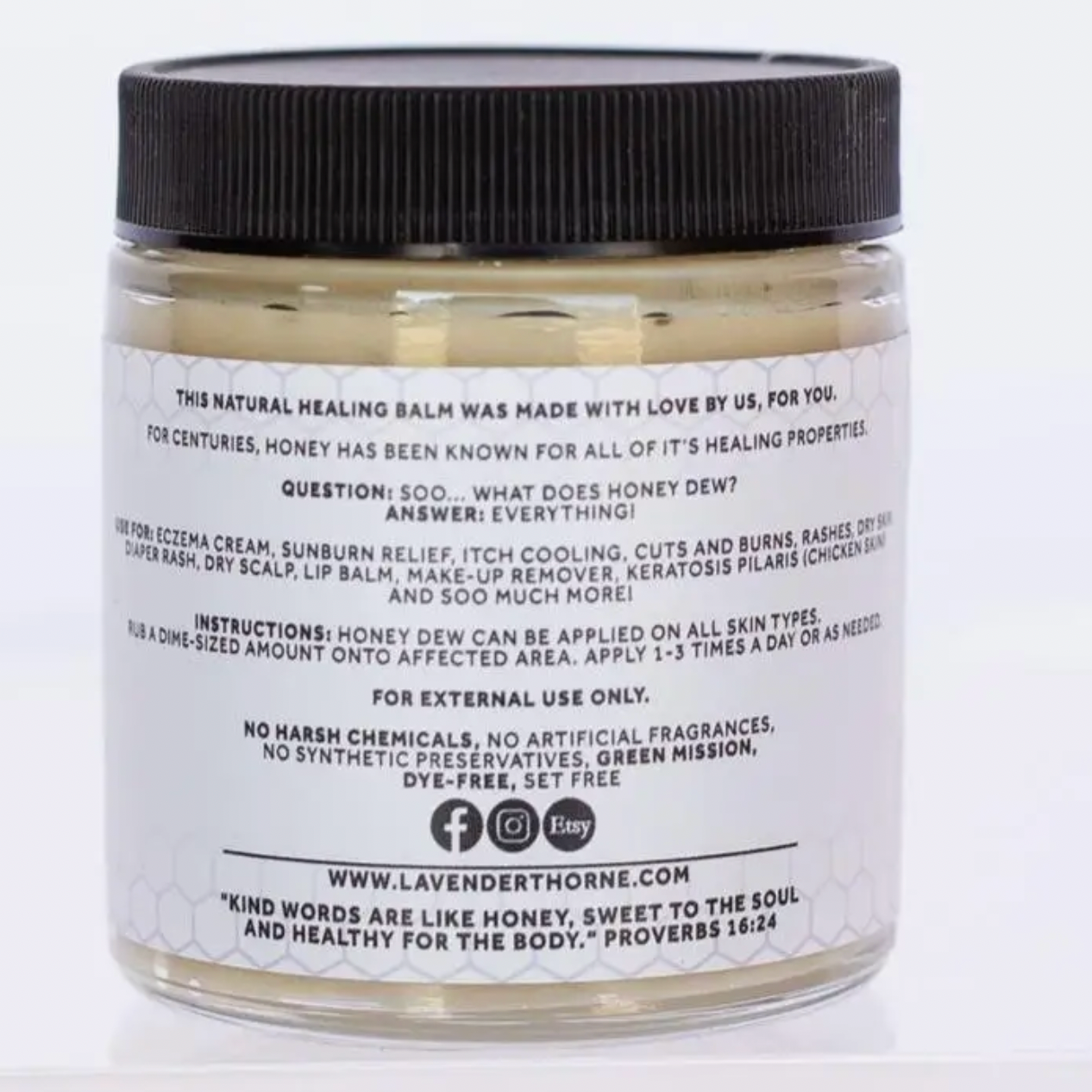 Honey Dew (Skin Calming Salve) - Lemon & Lavender