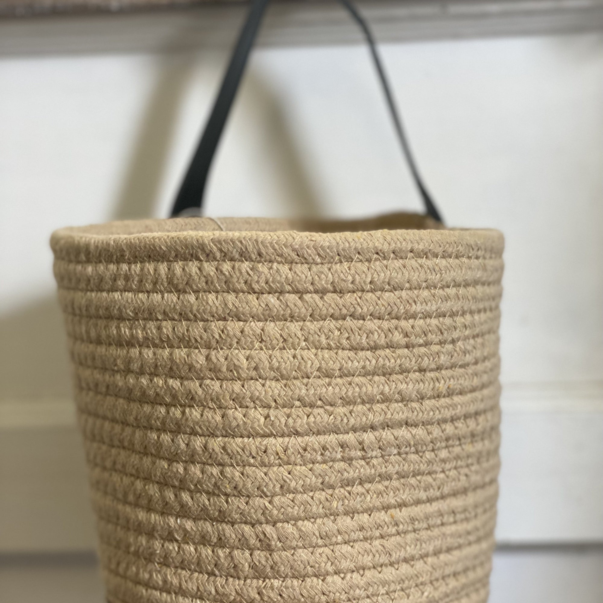 Small hanging Rope Basket - Lemon & Lavender