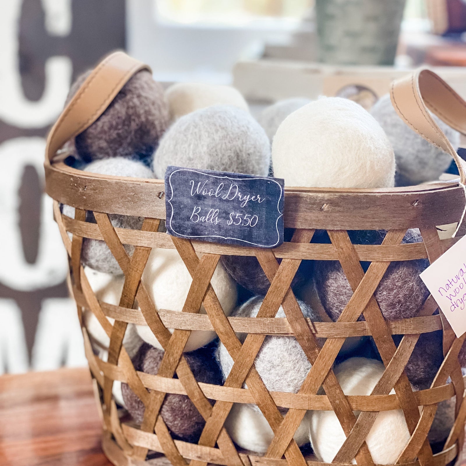 Zero Waste Wool Dryer Balls - Lemon & Lavender