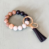 Silicone Wristlet Key Ring