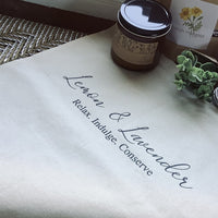 Lemon and Lavender Reusable Shopping bags - Lemon & Lavender Madison