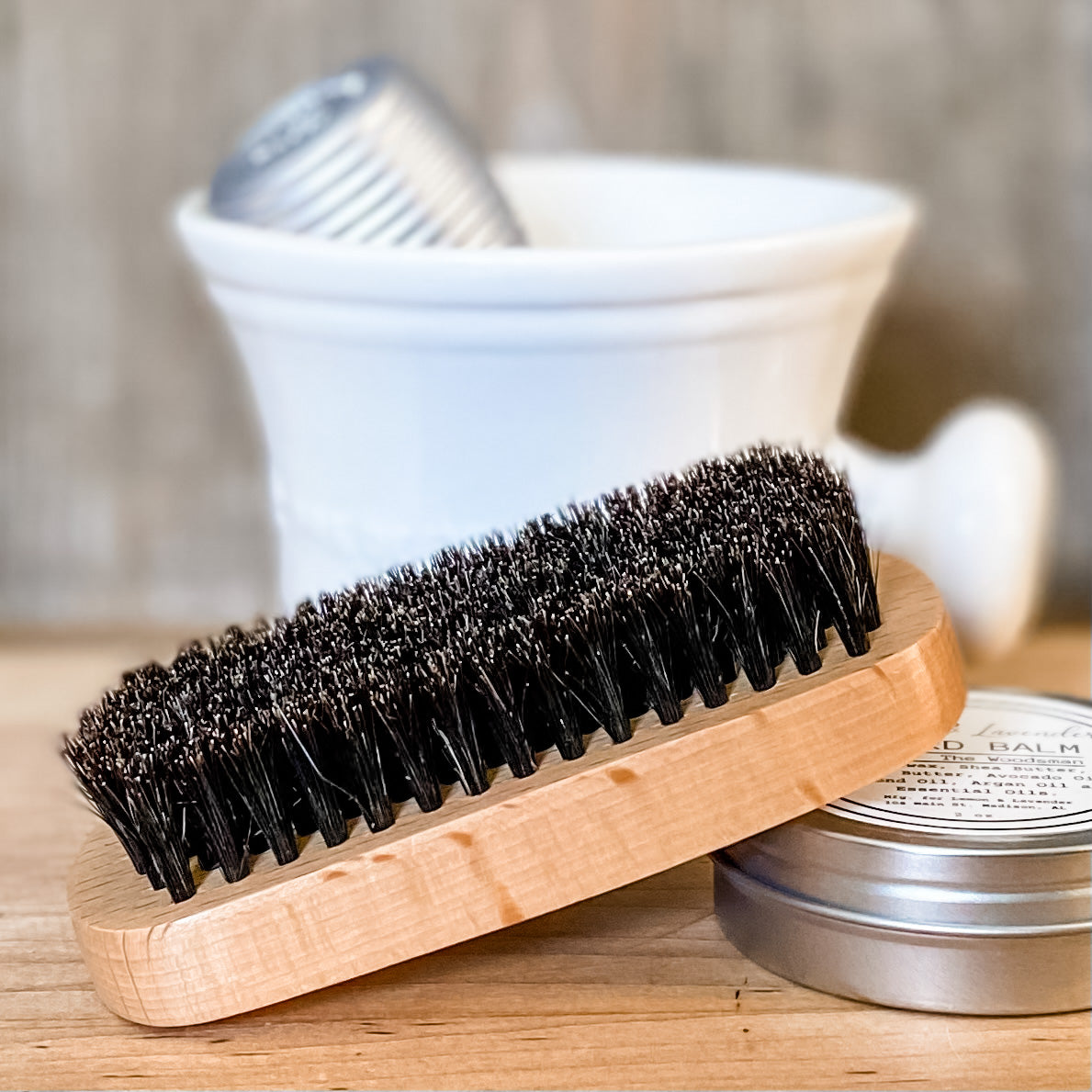 Beard Brush - Lemon & Lavender