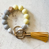 Silicone Wristlet Key Ring