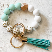 Silicone Wristlet Key Ring