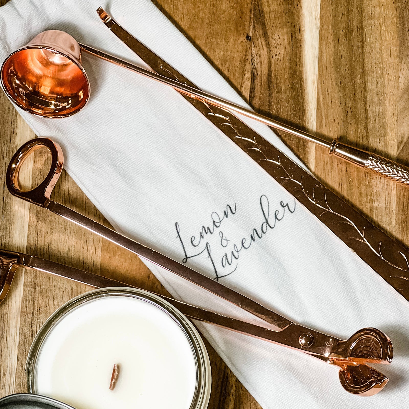 Candle Wick Trimmer Set - Lemon & Lavender