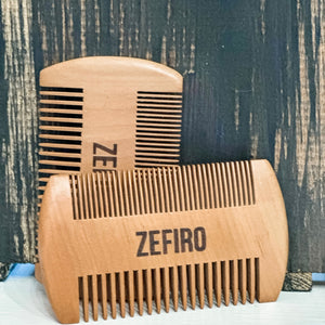 beard comb, men's products, lemon and lavender, zero waste store, refillery, eco-friendly, eco-conscious